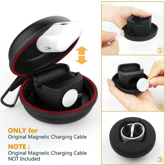 Storage Box,  charging dock for Apple Watch stand, travel dock storage hard case - Picture 6 of 8